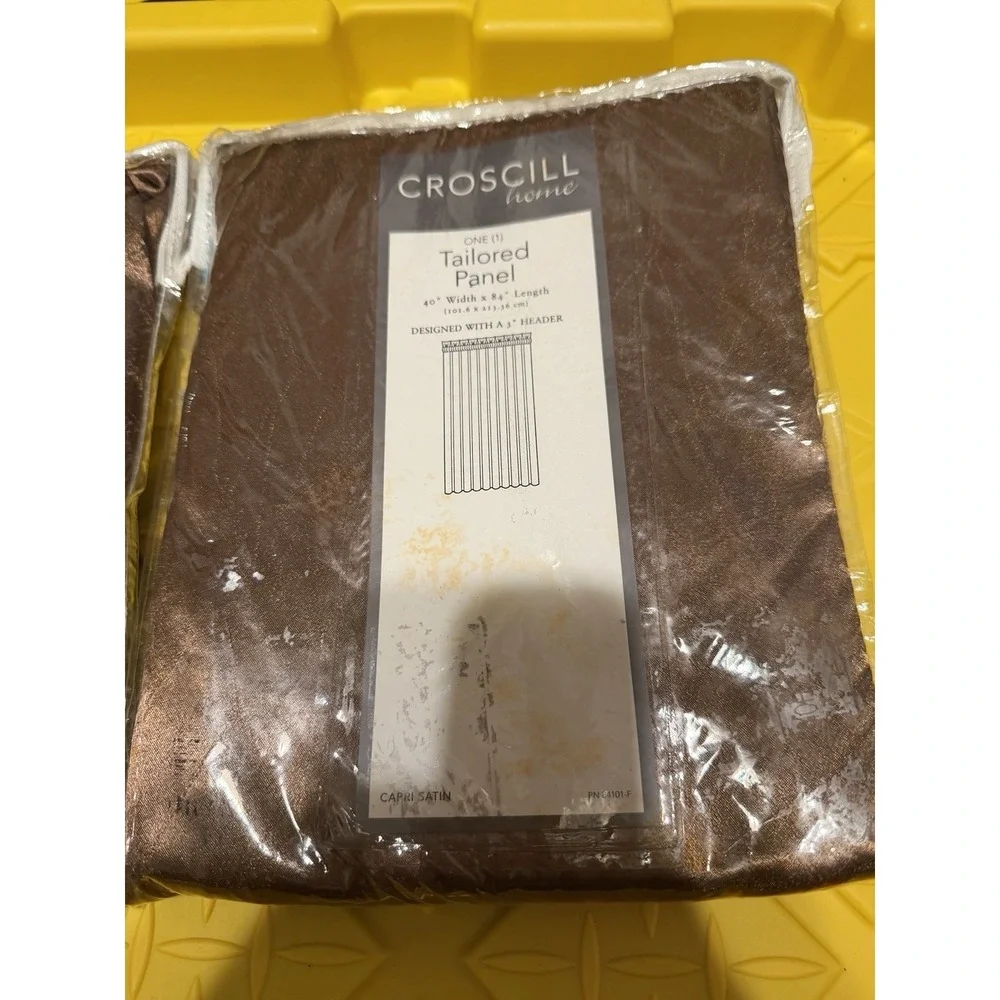 NEW Vintage2 Croscill Home Capri Satin Tailored Panels 40